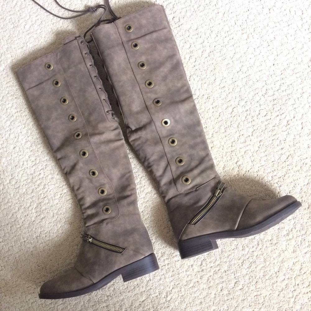 Kisses by 2 Lips over the knee boots LAST PAIR - Picture 2 of 8